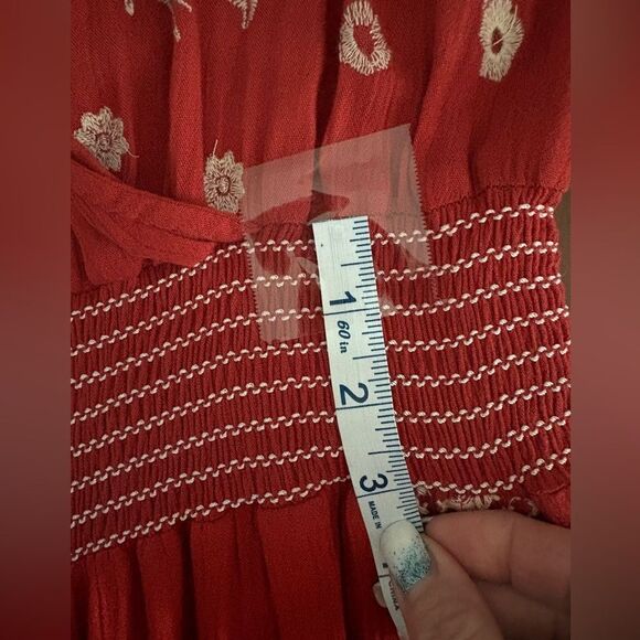 DEX Spaghetti Strap Embroidered Jumpsuit Size S - Picture 11 of 14